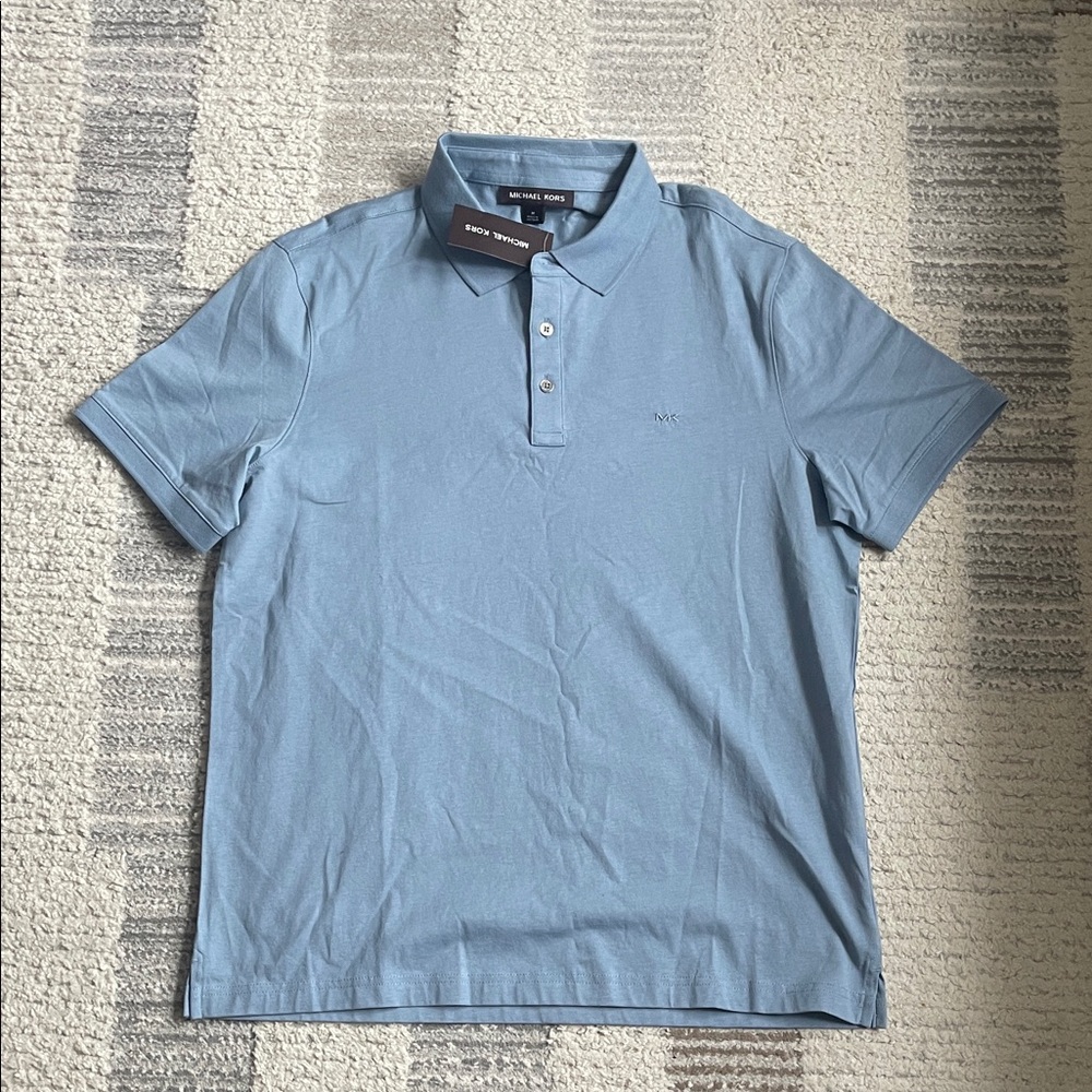 Michael Kors Light Blue Polo Shirt